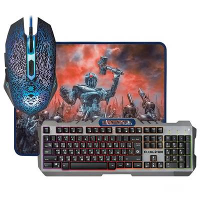 Клавиатура + мышь с ковриком Defender Killing Storm MKP-013L