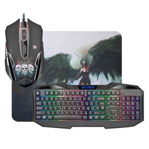 Клавиатура + мышь с ковриком Defender Reaper MKP-018