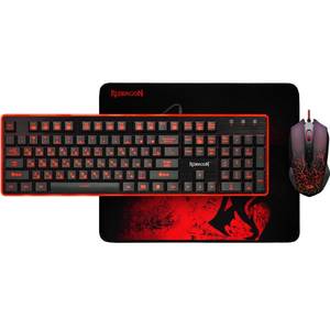 Клавиатура + мышь с ковриком Redragon S107