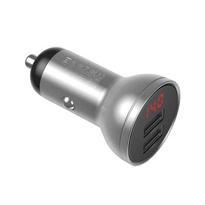 Автомобильное зарядное Baseus CCBX-0 серебристый Автомобильное зарядное Baseus CCBX-0