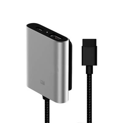 Автомобильное зарядное Xiaomi Mi Car Charger QC 3.0 USB-C/USB-A