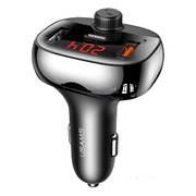 FM-модулятор Usams US-CC143 50W 3 Ports Digital Display Wireless FM