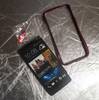 Бампер для HTC One алюминиевый красный Бампер для HTC One алюминиевый красный