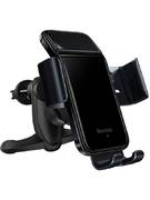Автодержатель Baseus Smart Solar Power Wireless Car Mount Electric Holder