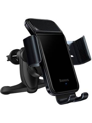 Автодержатель Baseus Smart Solar Power Wireless Car Mount Electric Holder