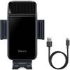 Автодержатель Baseus Smart Solar Power Wireless Car Mount Electric Holder