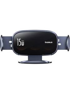 Автомобильный держатель Baseus LightChaser Series Triple-Coil Wireless Charging Electric Car Mount