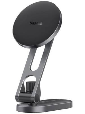 Магнитный автомобильный держатель Baseus T-Space Series Folding Metal Car Mount Magnetic Phone Holder