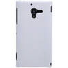 Чехол для Sony Xperia ZL L35H пластиковый тонкий + пленка NillKin D-Style белый