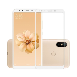 3D стекло белое Xiaomi Redmi 6x(A2)