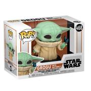 Фигурка Funko Bobble Star Wars Mandalorian Grogu with Butterfly (Exc) 54529