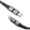 Кабель BMX Double-deck MFi certified Cable Type-C to Lightning PD 18W 1.2m