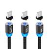 Кабель Topk AM23 USB - MicroUSB/Type-C/Lightning