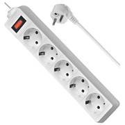 Сетевой фильтр Defender ES 1.8 1.8 м, 5 розеток