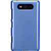 Чехол для Nokia Lumia 820 пластиковый тонкий + пленка NillKin DUO-Style голубой