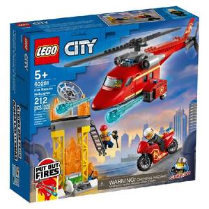 Конструктор LEGO City 60281 Спасательный пожарный вертолёт