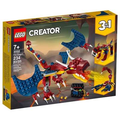 Конструктор LEGO Creator 31102 Огненный дракон