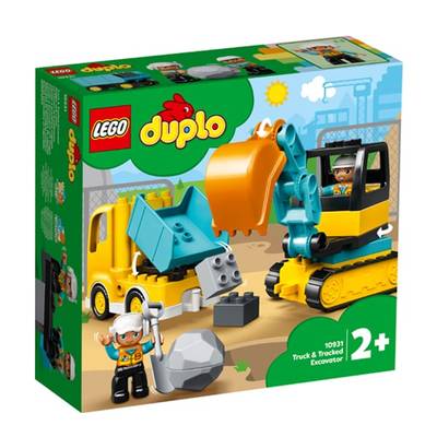 Конструктор LEGO Duplo 10931 Грузовик и гусеничный экскаватор