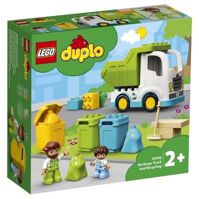 Конструктор LEGO Duplo 10945 Мусоровоз и контейнеры для раздельного сбора мусор