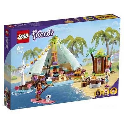 Конструктор LEGO Friends Кэмпинг на пляже