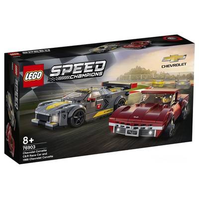 Конструктор LEGO Speed Champions Chevrolet Corvette C8.R and 1968 Chevrolet