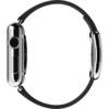 Apple Watch 38mm Stainless Steel with Black Modern Buckle (MJYK2)
