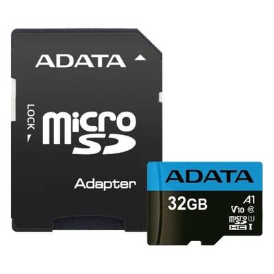 Карта памяти A-Data Premier AUSDH32GUICL10A1-RA1 microSDHC 32GB (с адаптером)