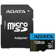 Карта памяти A-Data Premier AUSDX128GUICL10A1-RA1 microSDXC 128GB (с адаптером)
