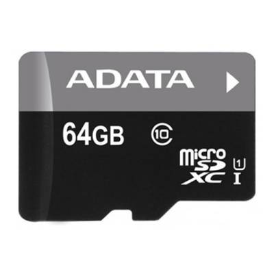 Карта памяти A-Data Premier microSDXC UHS-I U1 (10 Class) 64 Gb (AUSDH64GUICL10-RA1)