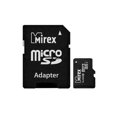 Карта памяти Mirex microSDXC UHS-I (Class 10) 128GB + адаптер