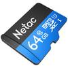 Карта памяти Netac P500 Standard microSDXC 64GB