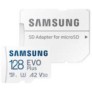 Карта памяти Samsung EVO Plus 2021 microSDXC 128GB (с адаптером)