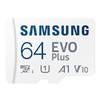 Карта памяти Samsung EVO Plus 2021 microSDXC 64GB с адаптером