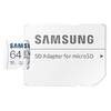 Карта памяти Samsung EVO Plus 2021 microSDXC 64GB с адаптером