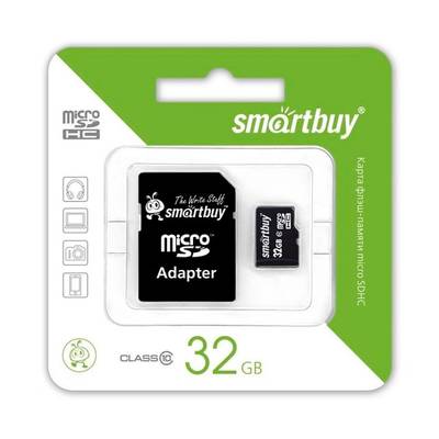 Карта памяти Smart Buy microSDHC Class 10 32GB