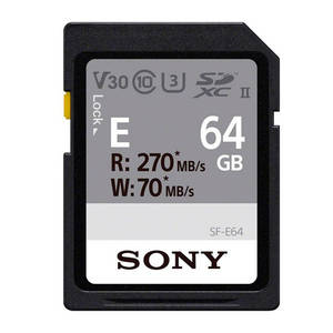 Карта памяти Sony SDXC SF-E64 64GB