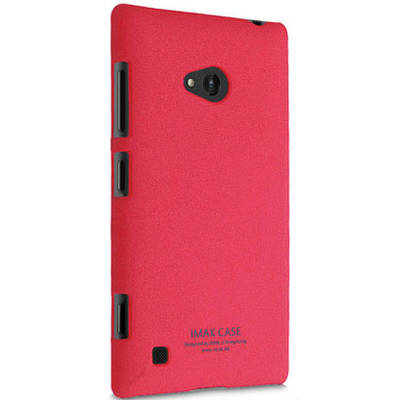 Чехол для Nokia Lumia 720 керамический + пленка iMak Stone, фиолетовый
