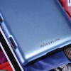 Чехол для Nokia Lumia 820 пластиковый тонкий + пленка NillKin DUO-Style голубой