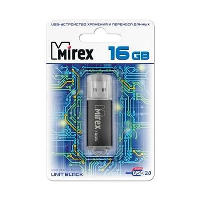 USB Flash Mirex UNIT BLACK 16GB