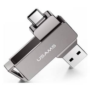 USB Flash Usams Type-C+USB3.0 Rotatable High Speed Flash Drive 256GB