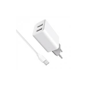 Сетевое зарядное Digitalpart WC-221 2.1A с кабелем Type-C