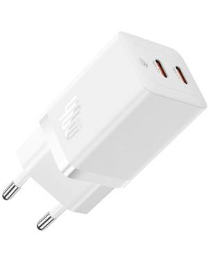 Сетевое зарядное OS-Baseus GaN5 Pro Fast Charger C+C 40W EU