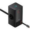 Зарядное устройство OS-Baseus PowerCombo Digital PowerStrip 2AC+1U+1C+Retractable-C 65W
