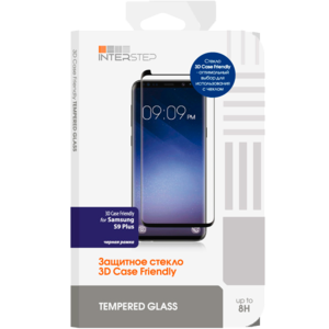 Защитное стекло InterStep 3D Case Friendly для Samsung S9+