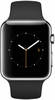 Apple Watch 42mm Stainless Steel with Black Sport Band (MJ3U2)