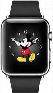 Apple Watch 42mm Stainless Steel with Black Classic Buckle (MJ3X2)