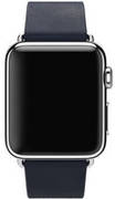 Apple Watch 38mm Stainless Steel with Blue Modern Buckle (MJ332)