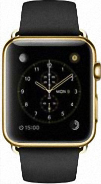 Apple Watch Edition 42mm Yellow Gold with Black Classic Buckle (MKL62)