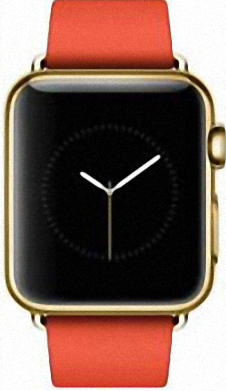 Apple Watch Edition 38mm Yellow Gold with Red Modern Buckle (MJ3G2)