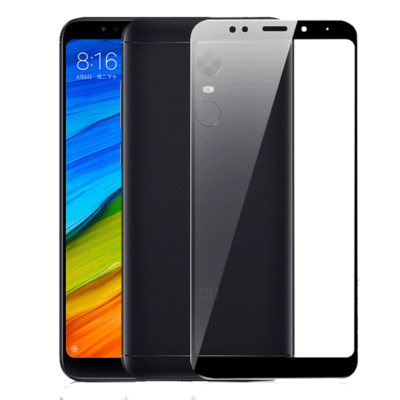 Защитное стекло на телефон Xiaomi Redmi 5 Plus 5D Black
